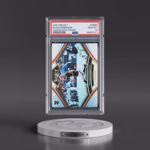 2023 Panini Select Snapshots #SSBR Bijan Robinson - Prizm (PSA 10 GEM MINT)