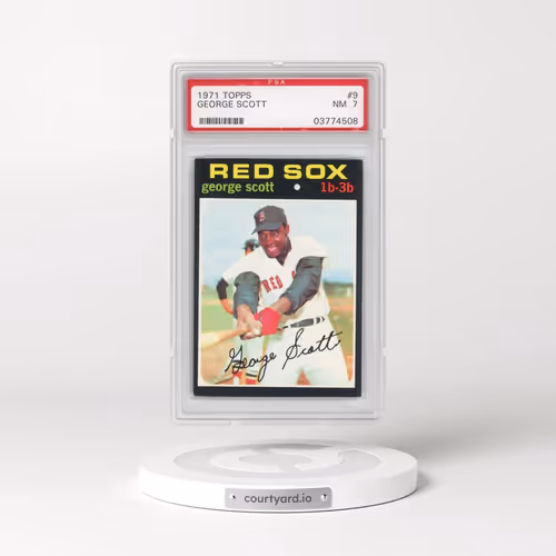1971 Topps #9 George Scott (PSA 7 NM)