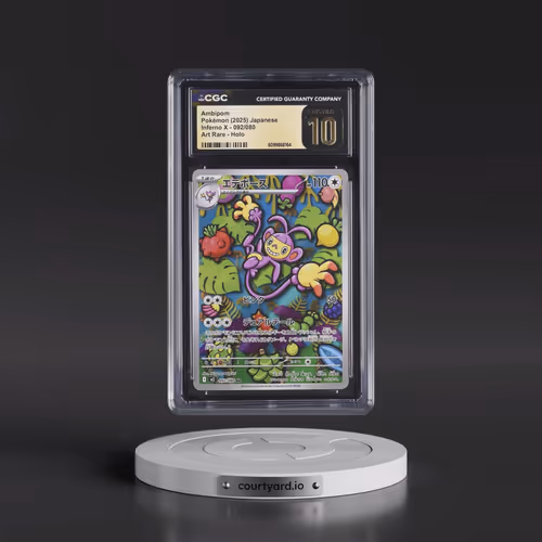 2025 Inferno X - M2 #092/080 Ambipom - Art Rare Holo (CGC 10 PRISTINE)