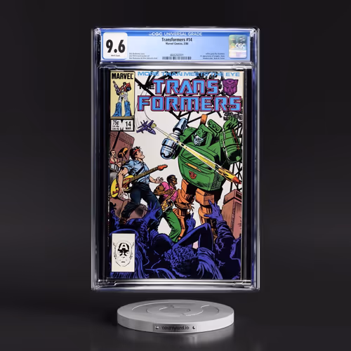 Transformers #14 CGC 9.6 White Pages (Marvel Comics, 3/86) - Universal