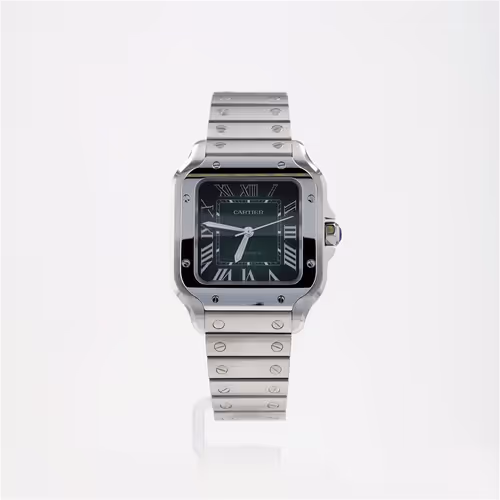 Cartier Santos Green Dial Medium