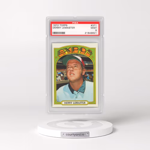 1972 Topps #371 Denny Lemaster (PSA 9 MINT)