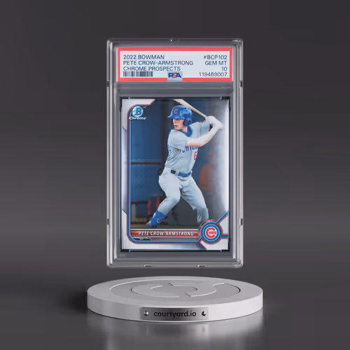 2022 Bowman Chrome Prospects #BCP102 Pete Crow-Armstrong (PSA 10 GEM MINT)