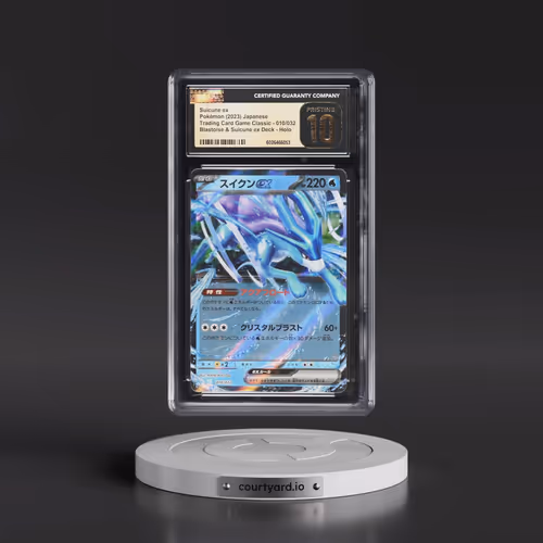 2023 Trading Card Game Classic - CLF, CLL, CLK #010/032 Suicune ex - Holo Blastoise & Suicune ex Dec