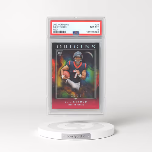 2023 Panini Origins #35 CJ Stroud - Red (PSA 8 NM-MT)