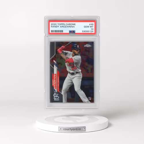 2020 Topps Chrome #49 Randy Arozarena (PSA 10 GEM MINT)