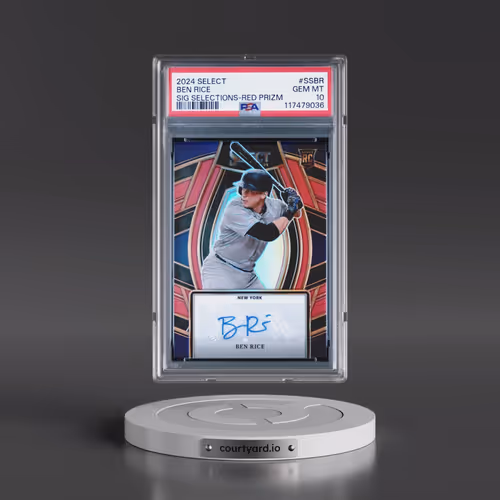 2024 Panini Select Signature Selections #SSBR Ben Rice - Red Prizm (PSA 10 GEM MINT)
