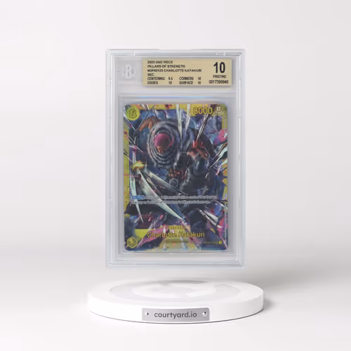 2023 One Piece Card Game Pillars of Strength #OP03123 Charlotte Katakuri SEC (BGS 10 PRISTINE)