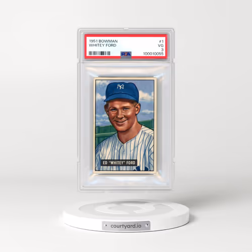 1951 Bowman #1 Whitey Ford (PSA 3 VG)