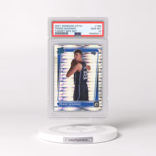 2021 Panini Donruss Optic #185 Franz Wagner - Target Box Set (PSA 10 GEM MINT)