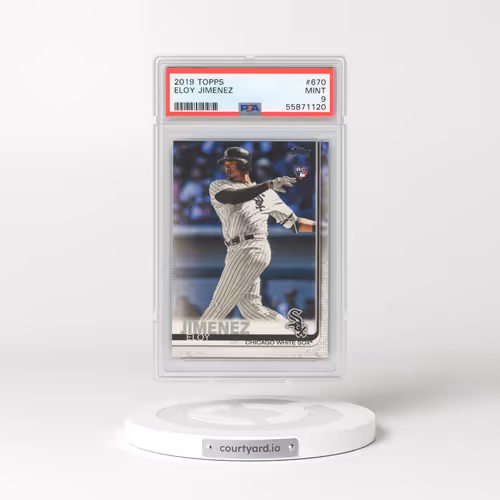 2019 Topps #670 Eloy Jimenez (PSA 9 MINT)