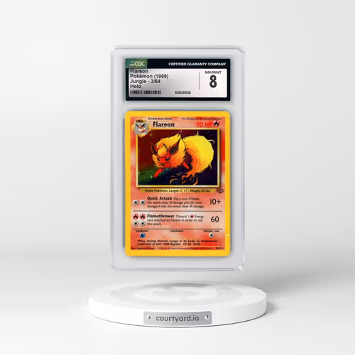 1999 Jungle #3/64 Flareon - Holo (CGC 8 NM-MT)