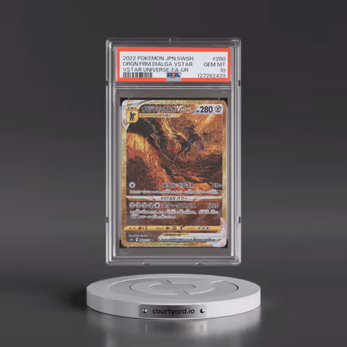 2022 Pokémon Sword & Shield Vstar Universe #260 Origin Forme Dialga Vstar - Full Art Ultra Rare (PSA