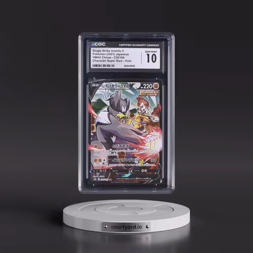 2021 VMAX Climax #238/184 Single Strike Urshifu V - Holo Character Super Rare (CGC 10 GEM MINT)