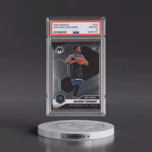 2020 Panini Mosaic #261 Anthony Edwards (PSA 10 GEM MINT)