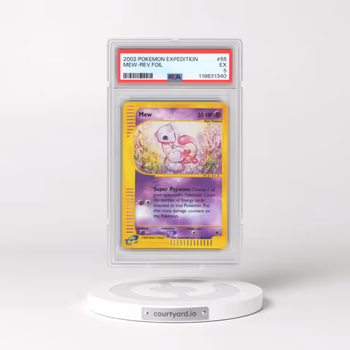 2002 Pokémon Expedition #55 Mew - Reverse Foil (PSA 5 EX)