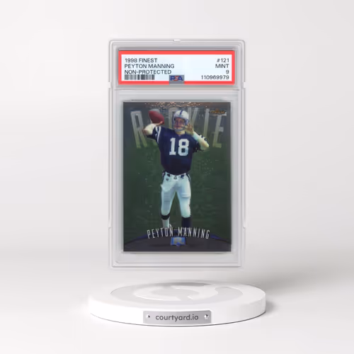 1998 Finest #121 Peyton Manning - Non-Protected (PSA 9 MINT)
