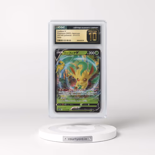 2022 VSTAR Universe #011/172 Leafeon V - Holo (CGC 10 PRISTINE)
