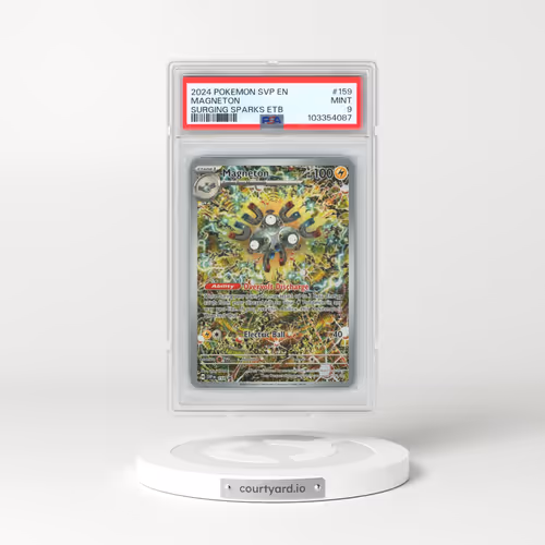 2024 Pokémon Svp EN-SV Black Star Promo #159 Magneton - Surging Sparks Elite Trainer Box (PSA 9 MINT