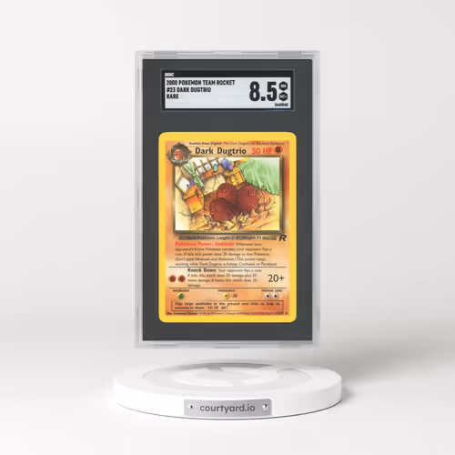 2000 Team Rocket #23 Dark Dugtrio (SGC 8.5 NM-MT+)