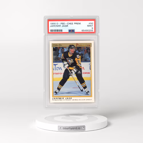 1990 O-Pee-Chee Premier #50 Jaromir Jagr (PSA 9 MINT)