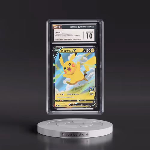 2021 Pokémon 25th Anniversary Collection #020 Pikachu V - Holo (CGC 10 GEM MINT)