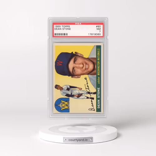 1955 Topps #60 Dean Stone (PSA 7 NM)
