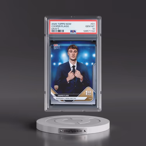 2025 Topps Now Draft #D1 Cooper Flagg (PSA 10 GEM MINT)