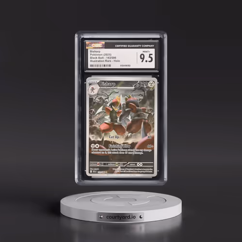 2025 Black Bolt - BLK EN #143/086 Bisharp - Illustration Rare Holo (CGC 9.5 MINT+)