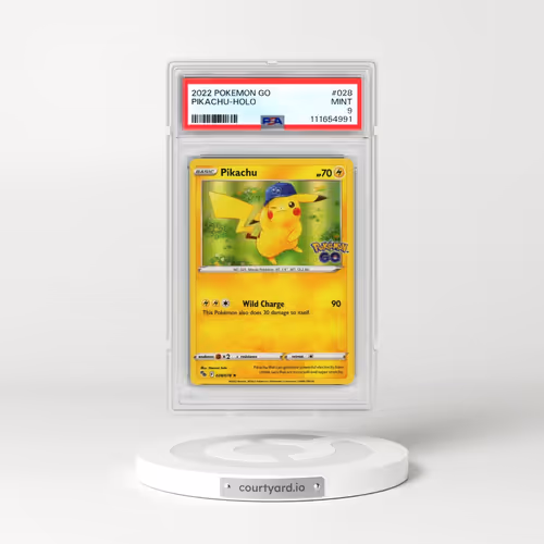 2022 Pokémon Go #028 Pikachu - Holo (PSA 9 MINT)