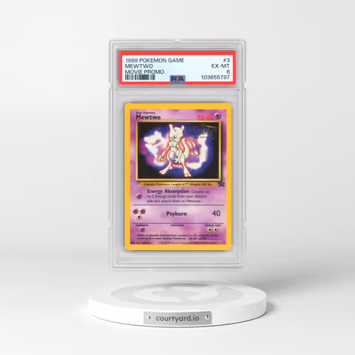 1999 Pokémon Game Movie #3 Mewtwo - Movie Promo (PSA 6 EX-MT)