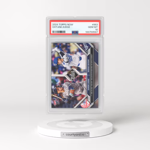 2024 Topps Now #863 Aaron Judge/Shohei Ohtani (PSA 10 GEM MINT)
