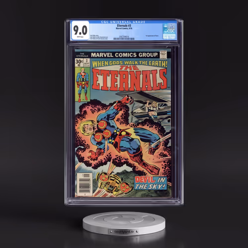 Eternals #3 CGC 9.0 White Pages (Marvel Comics, 9/76) - Universal