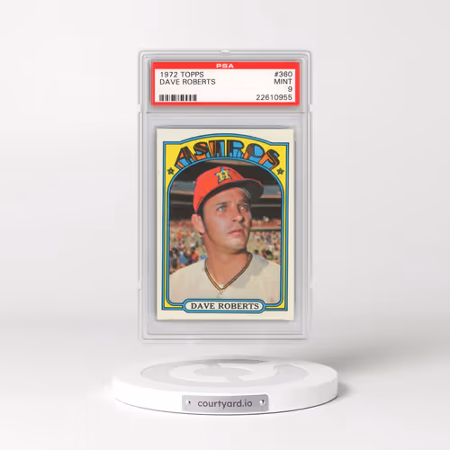 1972 Topps #360 Dave Roberts (PSA 9 MINT)