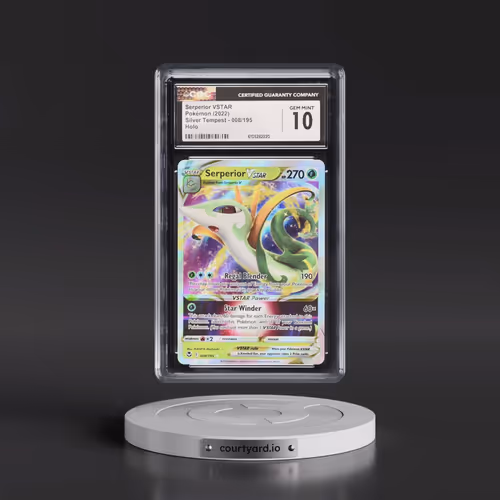 2022 Silver Tempest #008/195 Serperior VSTAR - Holo (CGC 10 GEM MINT)