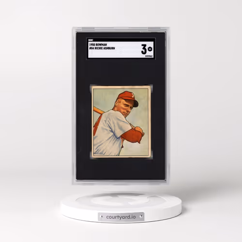 1950 Bowman #84 Richie Ashburn (SGC 3 VG)