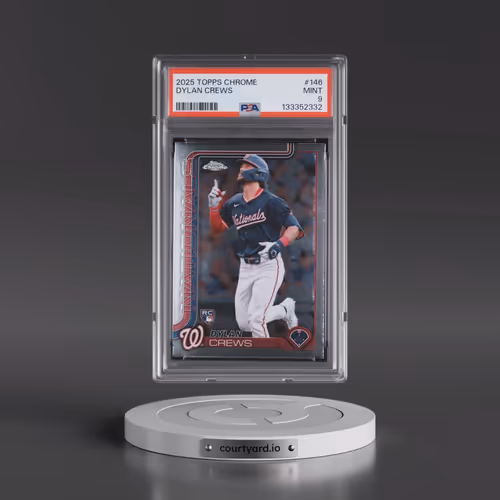 2025 Topps Chrome #146 Dylan Crews (PSA 9 MINT)