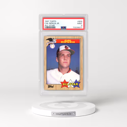 1987 Topps #609 Cal Ripken Jr. - All-Star (PSA 9 MINT)