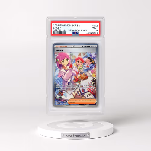 2024 Pokémon Scr EN-Stellar Crown #172 Lacey - Special Illustration Rare (PSA 9 MINT)