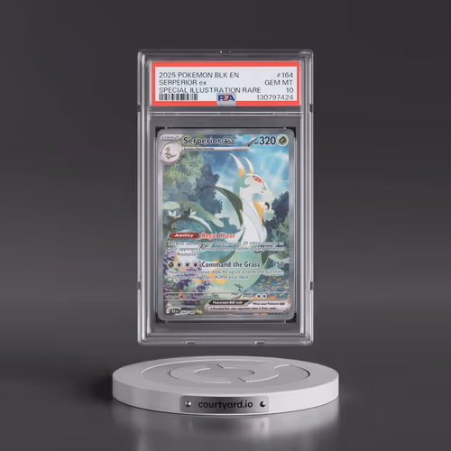 2025 Pokémon Blk EN-Black Bolt #164 Serperior EX - Holo Special Illustration Rare (PSA 10 GEM MINT)