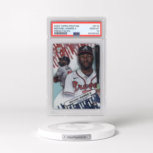2023 Topps Pristine Fresh Faces #FF15 Michael Harris II (PSA 10 GEM MINT)