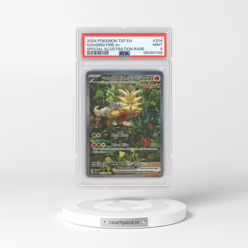 2024 Pokémon Tef EN-Temporal Forces #204 Gouging Fire EX - Holo Special Illustration Rare (PSA 9 MINT)