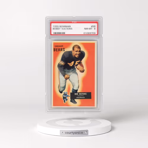 1955 Bowman #58 Bobby Watkins (PSA 8 NM-MT)