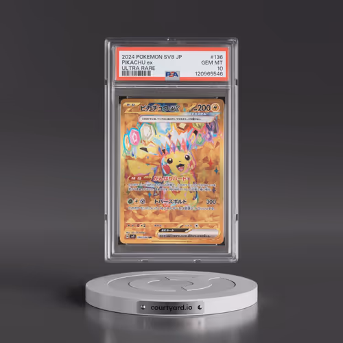 2024 Pokémon SV8-Super Electric Breaker #136 Pikachu EX - Holo Ultra Rare (PSA 10 GEM MINT)