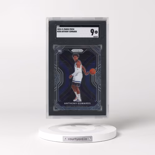 2020 Panini Prizm #258 Anthony Edwards (SGC 9 MINT)