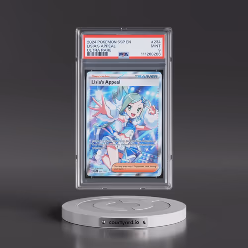 2024 Pokémon Ssp EN-Surging Sparks #234 Lisia's Appeal - Ultra Rare (PSA 9 MINT)