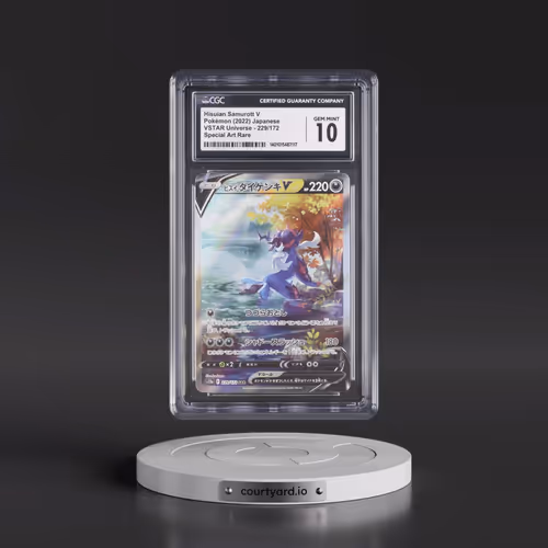 2022 VSTAR Universe #229/172 Hisuian Samurott V - Special Art Rare Holo (CGC 10 GEM MINT)