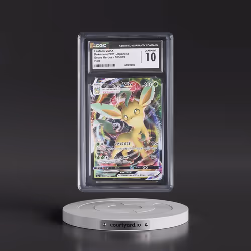 2021 Eevee Heroes #003/069 Leafeon VMAX - Holo (CGC 10 GEM MINT)