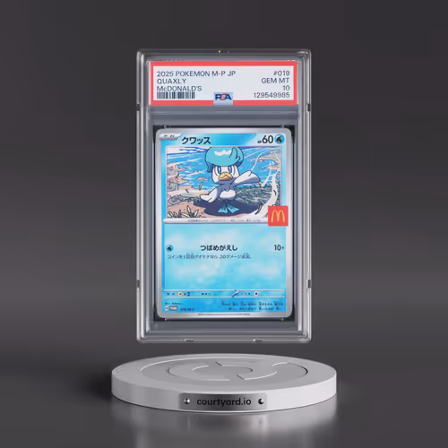 2025 Pokémon M-P Promo #019 Quaxly - McDonald's (PSA 10 GEM MINT)
