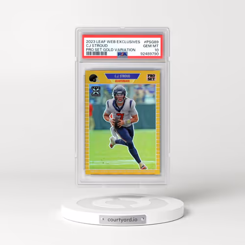 2023 Leaf Web Exclusives #PSG89 CJ Stroud - Pro Set Gold (PSA 10 GEM MINT)